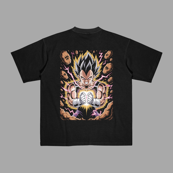 T-shirt Vegeta Explosion d’Énergie