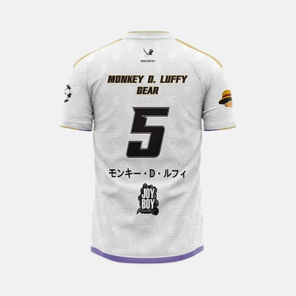 Maillot de Foot Luffy Gear 5 - L'Éveil du Dieu Soleil