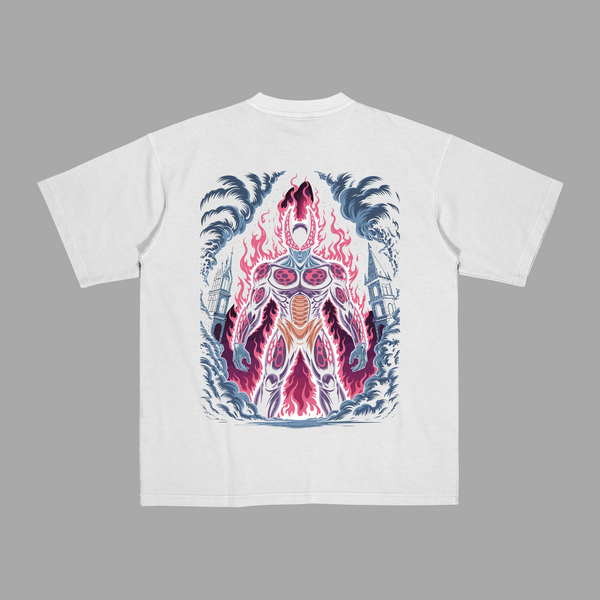 T-shirt Cell Max Flamme Pourpre