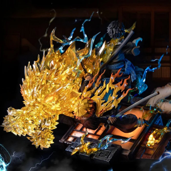 Figurine Zenitsu vs Kaigaku Duel Foudroyant