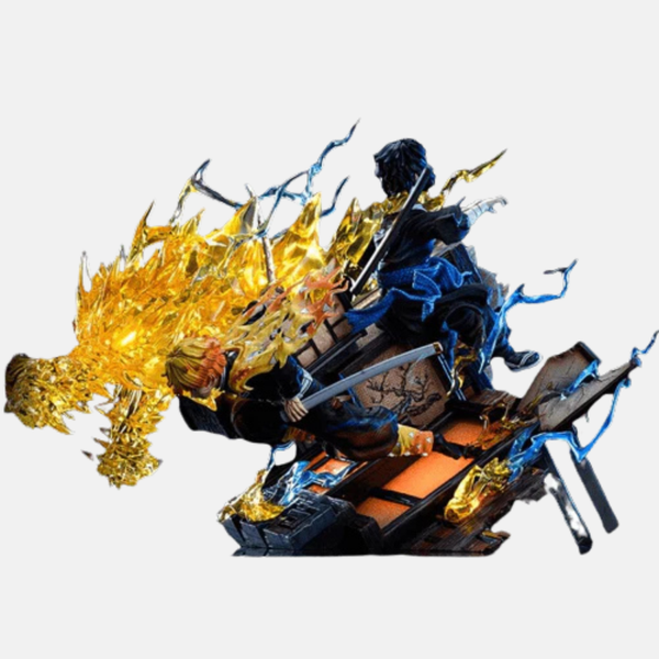 Figurine Zenitsu vs Kaigaku Duel Foudroyant