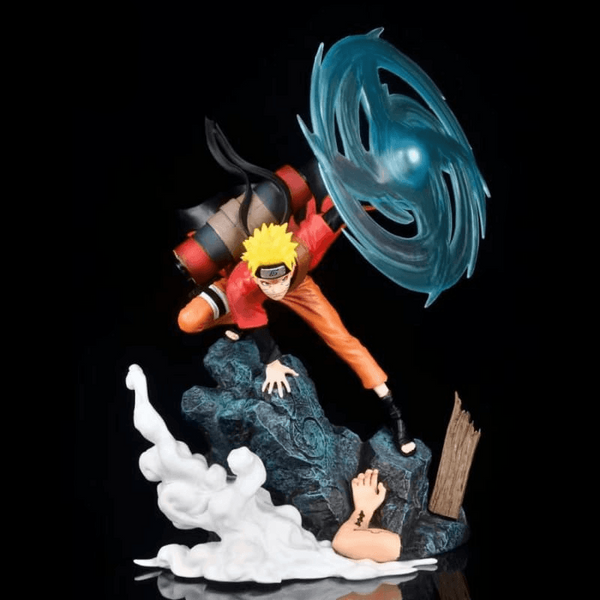 Combat en mode ermite capturé en figurine