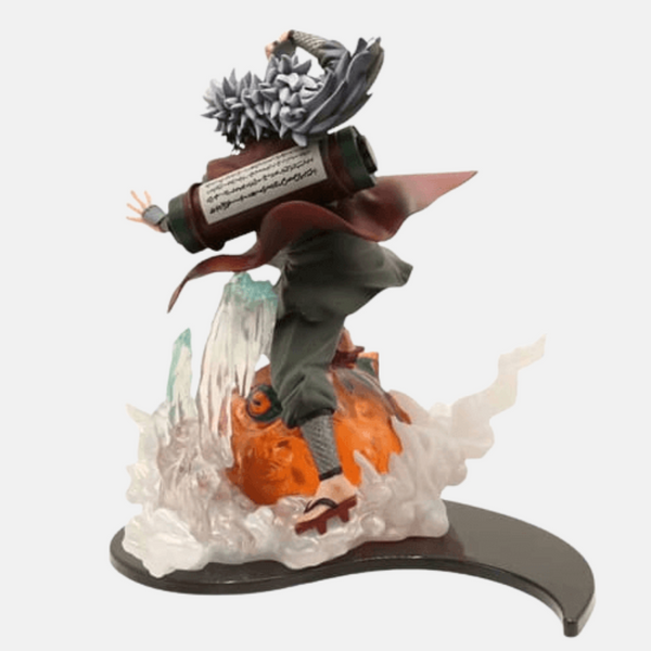 Jiraya en position d’attaque sur crapaud invoqué