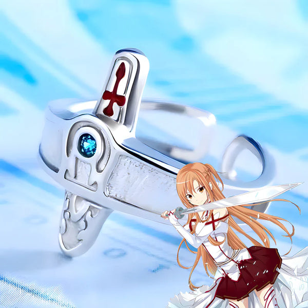 Bague Kirito noire inspirée d’Elucidator