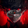 Duo de bagues Persona 5 posées sur fond marbre