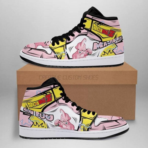 Vue arrière des baskets Kid Buu, montrant les détails sur le talon de la chaussure.
