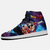 Paire de baskets montantes inspirées de Son Gohan en forme Ultime, de l'anime Dragon Ball Z.