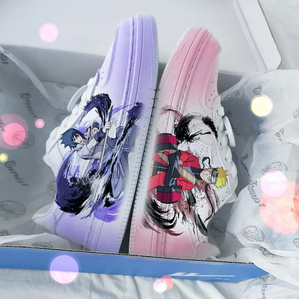 Vue arrière des baskets Tobi, montrant les détails sur le talon de la chaussure.