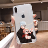 Coque pour iPhone avec une illustration "chibi" de Satoru Gojo et Yuji Itadori de l'anime Jujutsu Kaisen