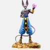 Figurine de Beerus, le Dieu de la Destruction de l'Univers 7 (Dragon Ball Super), vue de face en posture nonchalante.