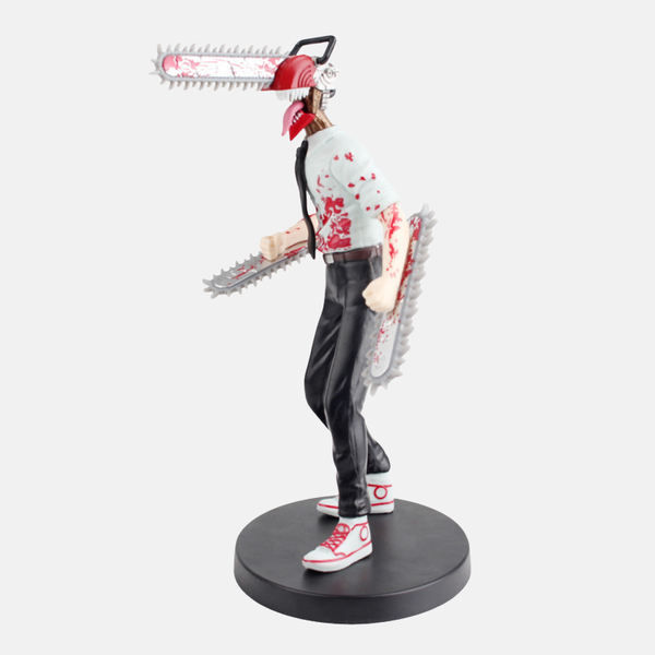Figurine Denji transformé en Chainsaw Man (Bloodlust) 15cm - Pose de combat sur socle