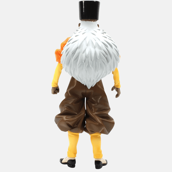 Vue de dos de la figurine Dr Gero 20cm, montrant l'arrière de sa tenue.