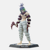 Figurine de Gyutaro, la Sixième Lune Supérieure de Demon Slayer, dans une pose menaçante avec ses faucilles.