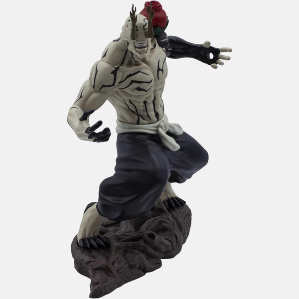 Figurine Hanami 10cm Jujutsu Kaisen - Pose de combat agressive sur socle de débris