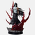 Figurine de Ichigo Kurosaki de Bleach dans sa forme du Getsuga Tenshō Ultime (Mugetsu), entouré d'énergie noire.