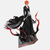 Figurine de Ichigo Kurosaki de Bleach dans sa forme Visored, avec son masque de Hollow et son Bankai, Tensa Zangetsu.