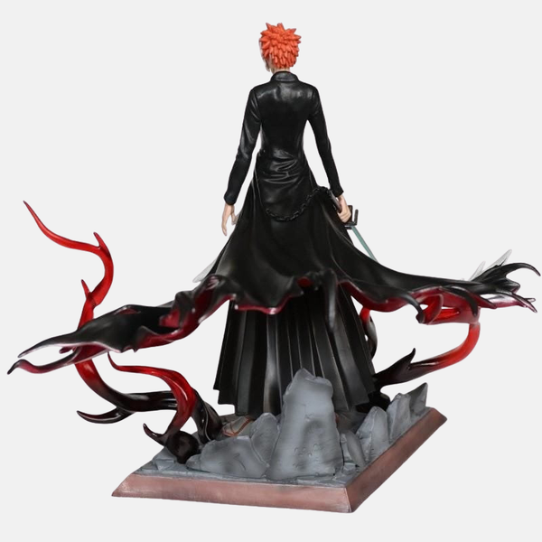 Vue de dos de la figurine de Ichigo Kurosaki Visored.