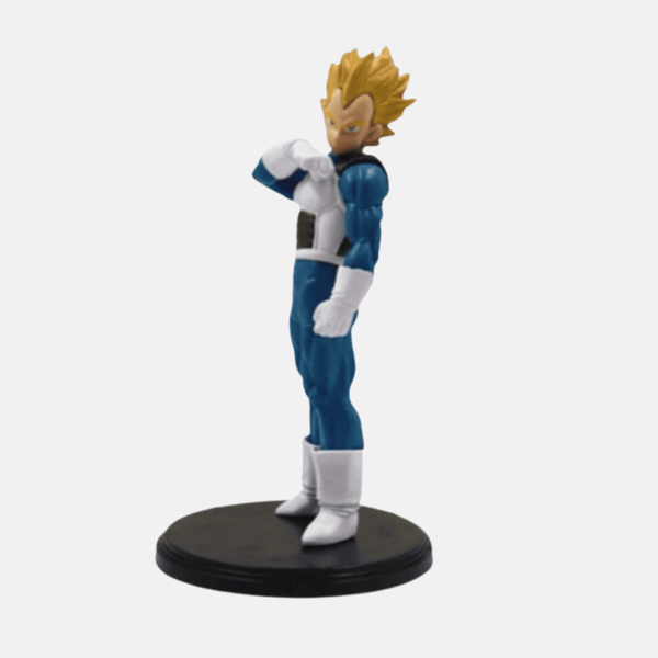 Figurine Majin Vegeta 18cm Dragon Ball Z - Pose de combat féroce avec symbole M
