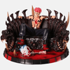 Figurine Maki Zenin 17cm Jujutsu Kaisen - Pose de combat avec lance/bâton