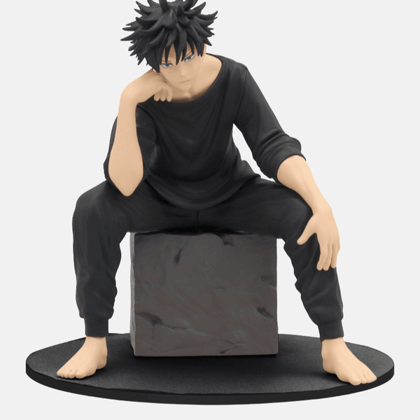 Figurine Megumi Fushiguro 14cm Jujutsu Kaisen - Pose accroupie ou assise de concentration