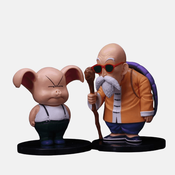 Vue de dos de la figurine Oolong 12cm, mettant en avant les détails de sa tenue militaire.