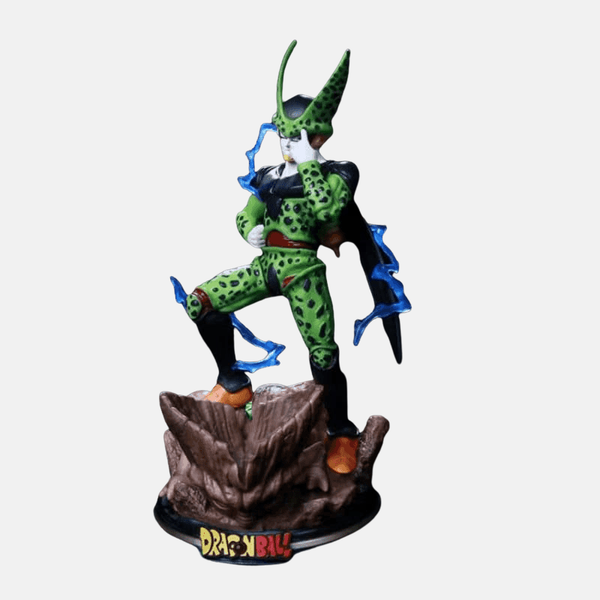 Figurine Perfect Cell 18cm Dragon Ball Z - Pose de lancement du Kame Hame Ha avec effets LED