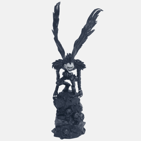 Figurine Ryûk Shinigami 20cm - Vue de face montrant la pose et les ailes sombres