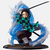 Figurine de Tanjiro Kamado de Demon Slayer exécutant la Dixième Forme du Souffle de l'Eau, "Les Vicissitudes de la Vie", entouré d'un dragon d'eau.