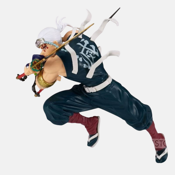 Vue de dessus de la figurine de Tengen Uzui.