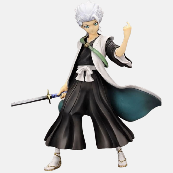 Figurine de Toshiro Hitsugaya, le Capitaine de la 10ème Division de Bleach, dans sa tenue de Shinigami.