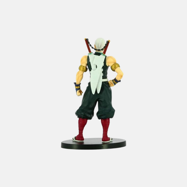 Vue de profil de la figurine de Uzui Tengen