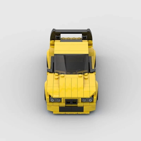 Variante de couleur bleue du kit de construction de la BMW M3 E36 en briques.