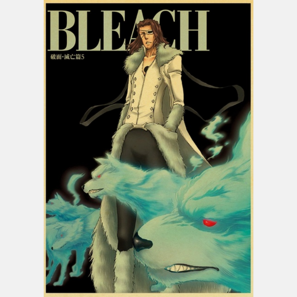 Poster de Coyote Starrk, le Primera Espada de l'armée de Sōsuke Aizen dans l'anime Bleach.