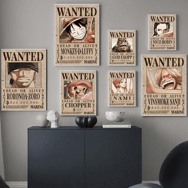 Poster Wanted Vinsmoke Sanji - La Jambe Noire des Mers