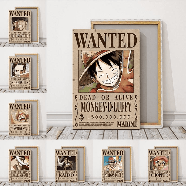 Poster Wanted Vinsmoke Sanji - La Jambe Noire des Mers