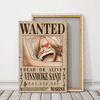 Poster Wanted Vinsmoke Sanji - La Jambe Noire des Mers