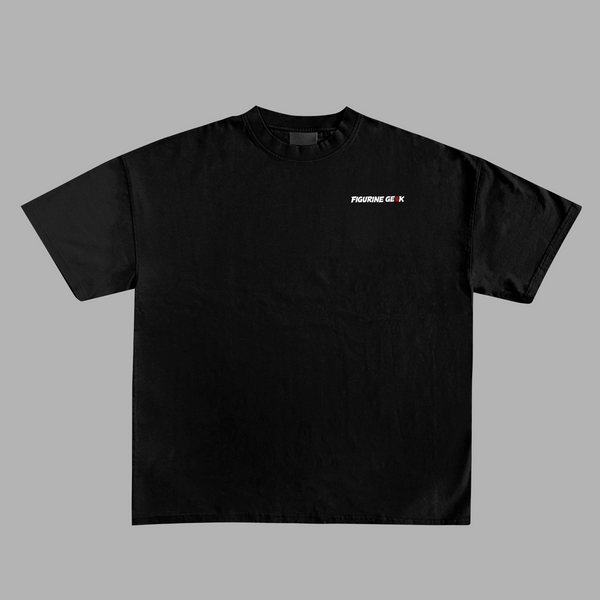 T-shirt Cell Forme Parfaite, version noire face avant avec logo Figurine Geek, univers Dragon Ball Z