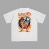 T-shirt Naruto Mode Sennin blanc avec design détaillé du héros en transformation