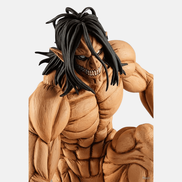 figurine collector Eren Jäger Titan Assaillant, détails musculaires