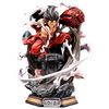Transformation Gear Fourth de Luffy en pleine attaque, vue frontale