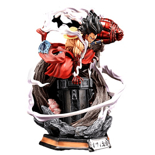 Figurine One Piece haute qualité, Luffy attaque rapide