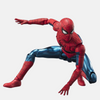 Figurine Spider-Man bleu métallisé et rouge 