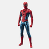 Figurine Spider-Man bleu métallisé et rouge 