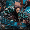 Figurine Tourbillon Bleu – Tanjiro, Nezuko, Zenitsu & Inosuke