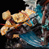 Figurine Tourbillon Bleu – Tanjiro, Nezuko, Zenitsu & Inosuke