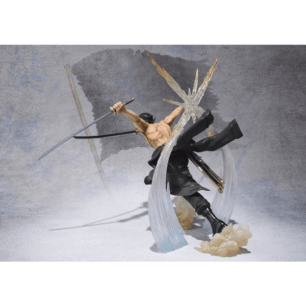 Sabreur Mugiwara en pleine action, sculpture de qualité