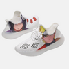 Paire de baskets basses avec un design "split" de Naruto Uzumaki et Sasuke Uchiwa