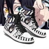 Baskets Obanai Iguro de Demon Slayer portées, montrant leur style streetwear et leur coupe.
