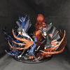 base illuminée rouge pour figurine sasuke naruto
