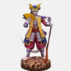 Figurine de Freezer (Freeza) en armure de Samouraï de Dragon Ball Z, tenant un katana, vue de face.